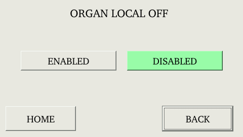 Organ Local Off